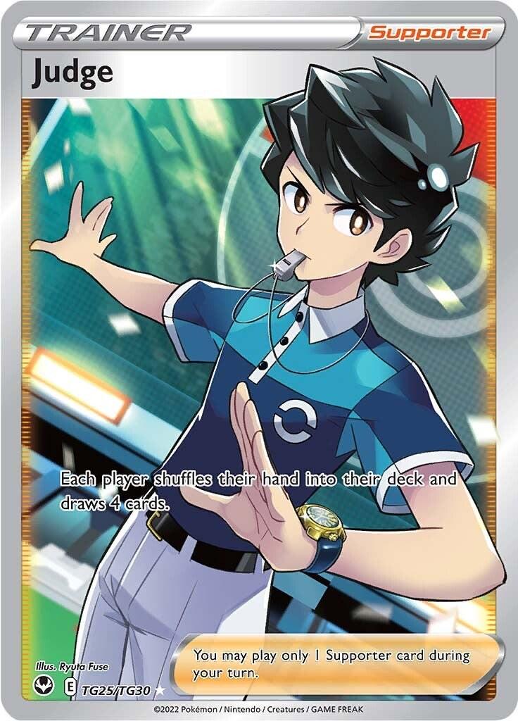 Silver Tempest Judge Pokémon card